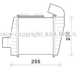 AVA QUALITY COOLING ka4232 -  Интеркулер